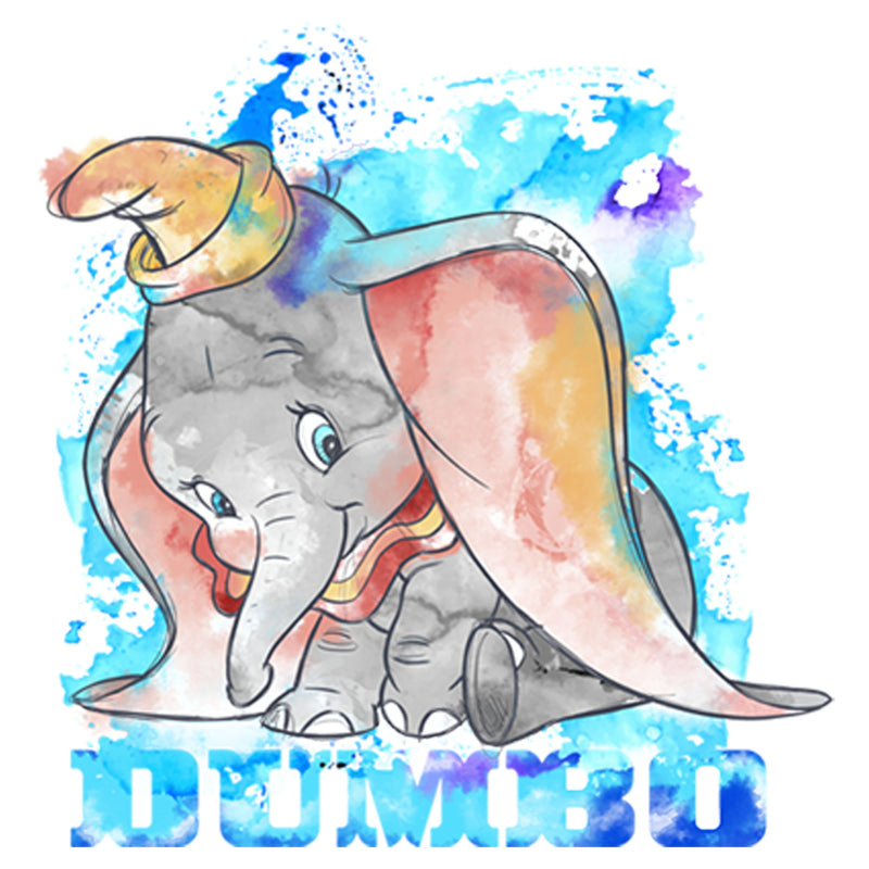 Junior's Dumbo Watercolor T-Shirt