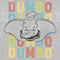 Women's Dumbo Colorful Name Stack T-Shirt