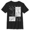 Boy's Dumbo Black and White Squares T-Shirt