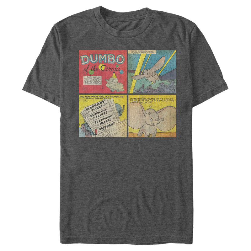 Men's Dumbo Comic Panels T-Shirt