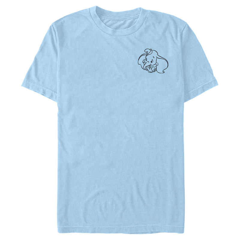 Men's Dumbo Pocket Outline T-Shirt