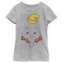 Girl's Dumbo Large Portrait T-Shirt