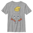 Boy's Dumbo Front Portrait Clown Pose T-Shirt