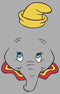 Boy's Dumbo Front Portrait Clown Pose T-Shirt