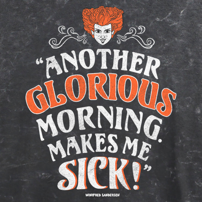 Junior's Hocus Pocus Winifred Glorious Morning T-Shirt