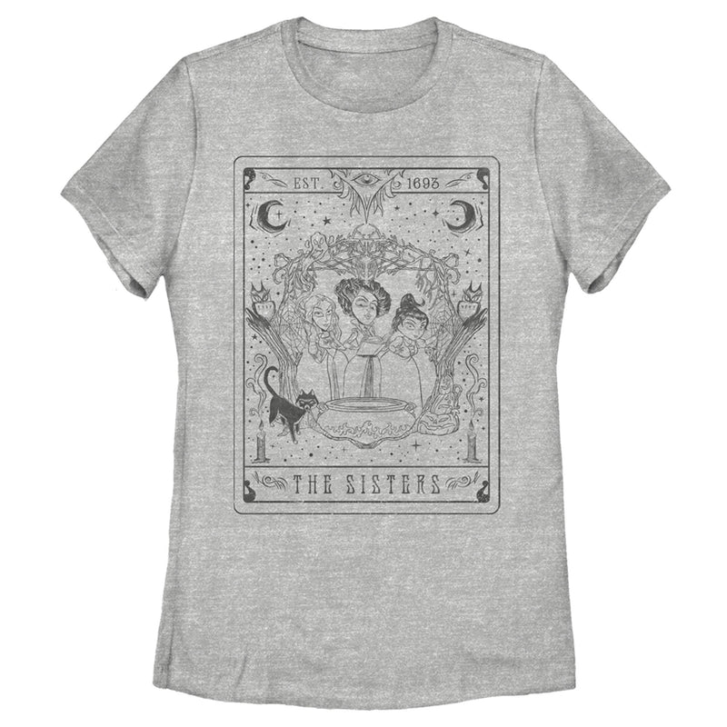 Women's Hocus Pocus Sanderson Sister Tarot Card T-Shirt