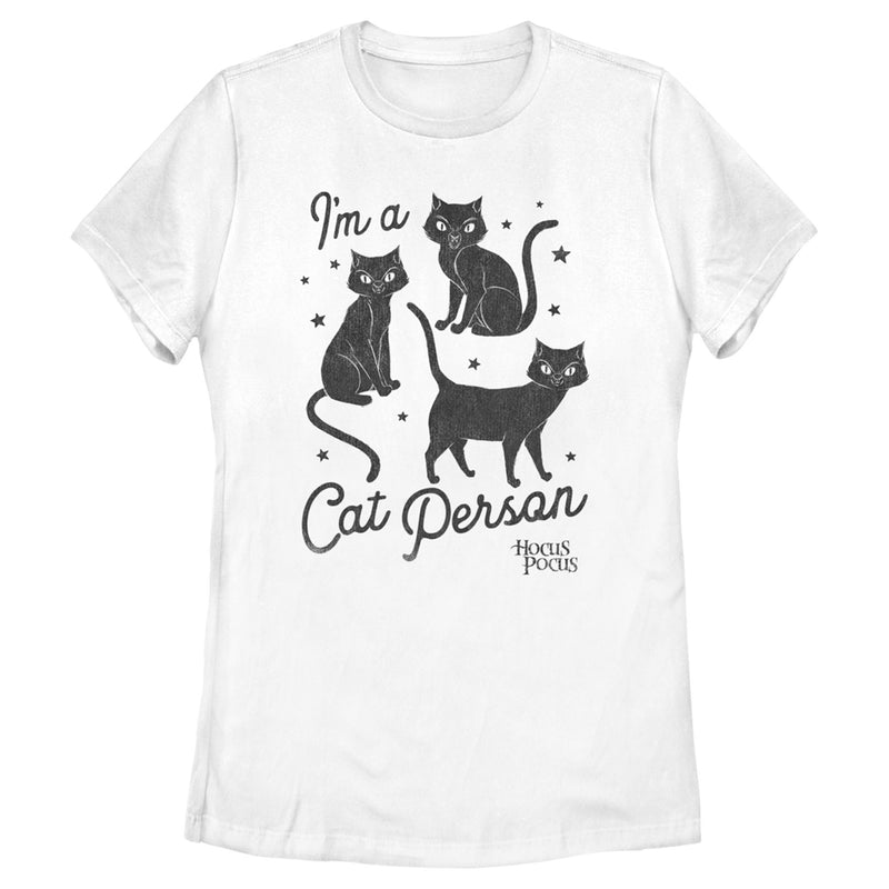 Women's Hocus Pocus I'm a Cat Person T-Shirt