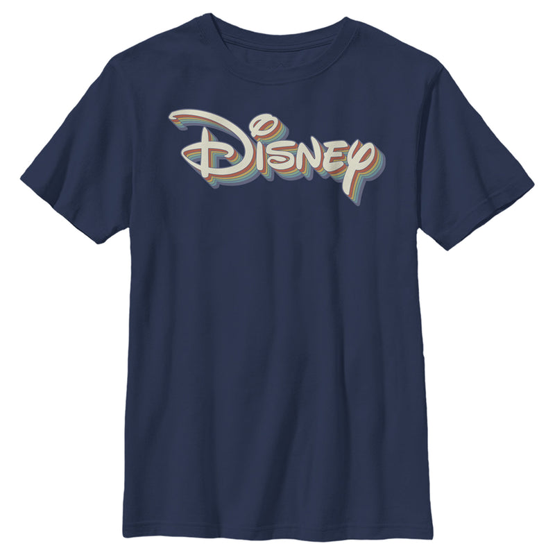 Boy's Disney Retro Logo T-Shirt