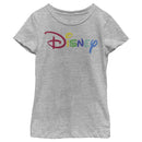 Girl's Disney Classic Multicolored Logo T-Shirt