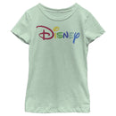 Girl's Disney Classic Multicolored Logo T-Shirt