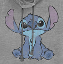 Junior's Lilo & Stitch Watercolor Stitch Cowl Neck Sweatshirt