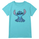 Girl's Lilo & Stitch Watercolor Stitch T-Shirt