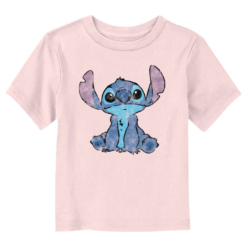 Toddler's Lilo & Stitch Distressed Watercolor Stitch T-Shirt