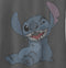 Junior's Lilo & Stitch Halftone Smile Racerback Tank Top