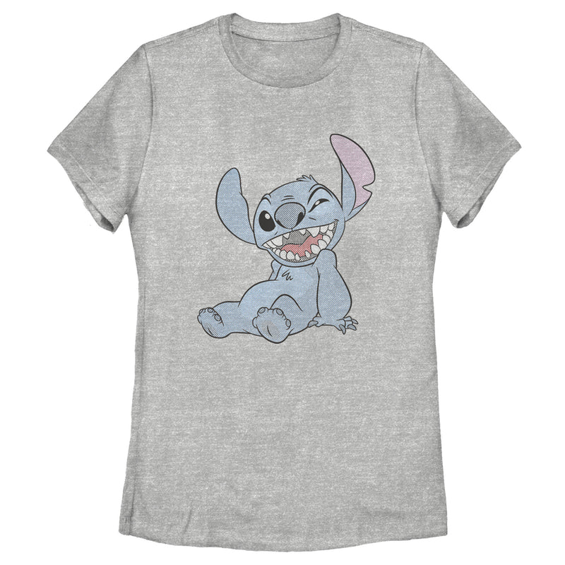 Women's Lilo & Stitch Halftone Smile T-Shirt