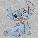 Junior's Lilo & Stitch Halftone Smile T-Shirt