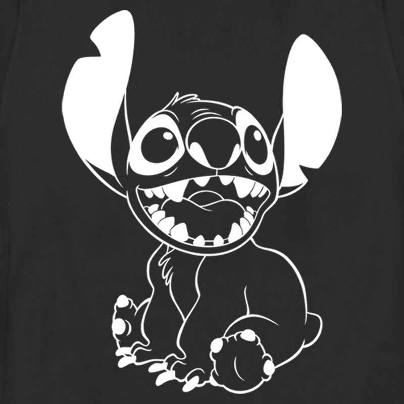 Women's Lilo & Stitch Negative Black and White T-Shirt