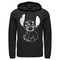 Men's Lilo & Stitch Negative Black and White Pull Over Hoodie