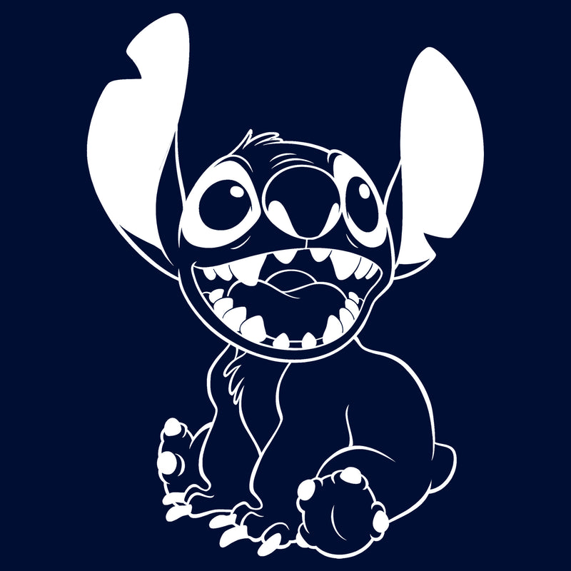 Boy's Lilo & Stitch Black and White Stitch T-Shirt