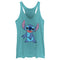 Women's Lilo & Stitch Happy to See Me Racerback Tank Top