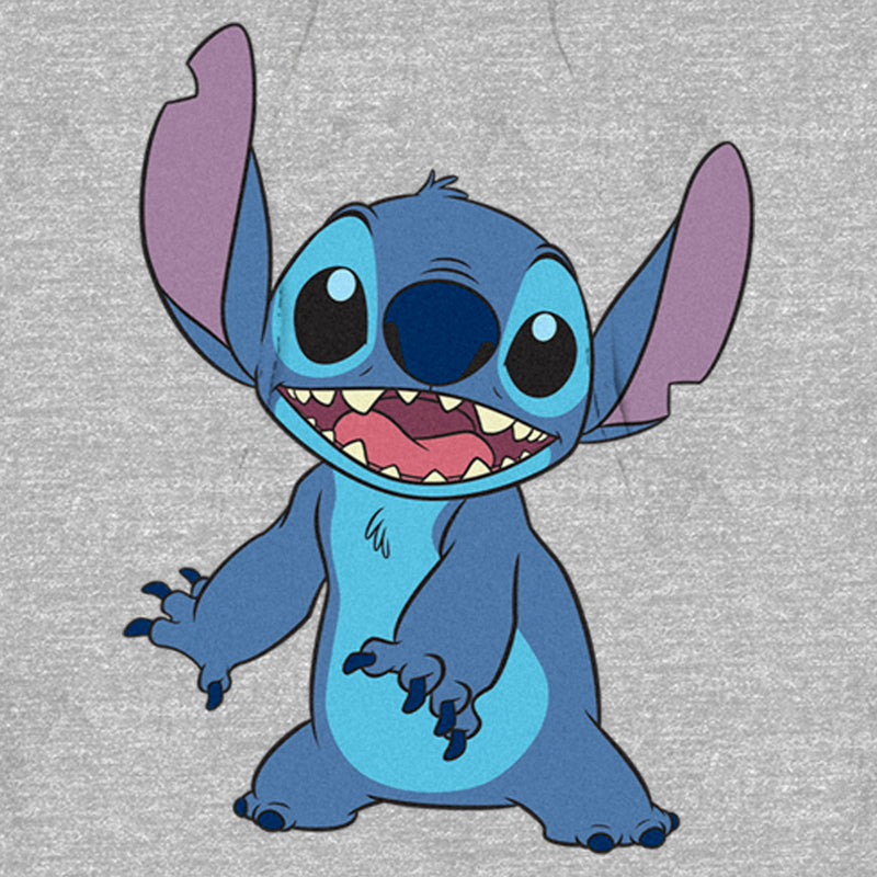 Men's Lilo & Stitch Happy to See Me Pull Over Hoodie