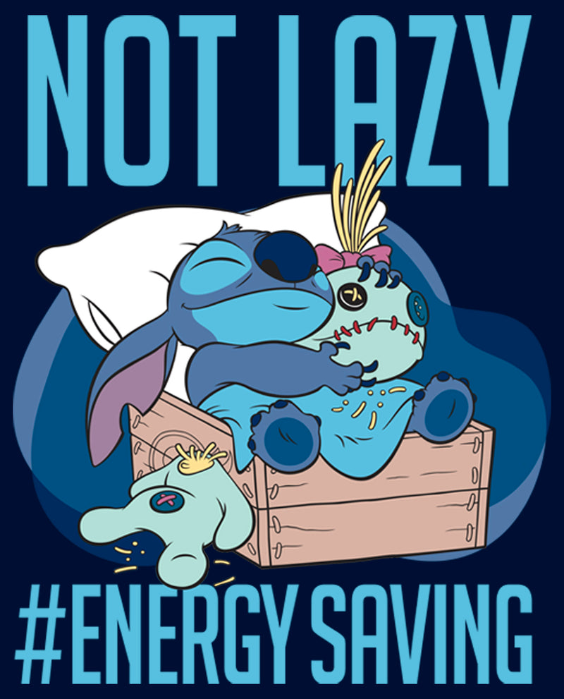 Boy's Lilo & Stitch Not Lazy, Saving Energy T-Shirt