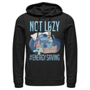 Men's Lilo & Stitch Not Lazy, Saving Energy Pull Over Hoodie