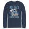 Men's Lilo & Stitch Not Lazy, Saving Energy Long Sleeve Shirt