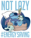 Men's Lilo & Stitch Not Lazy, Saving Energy T-Shirt