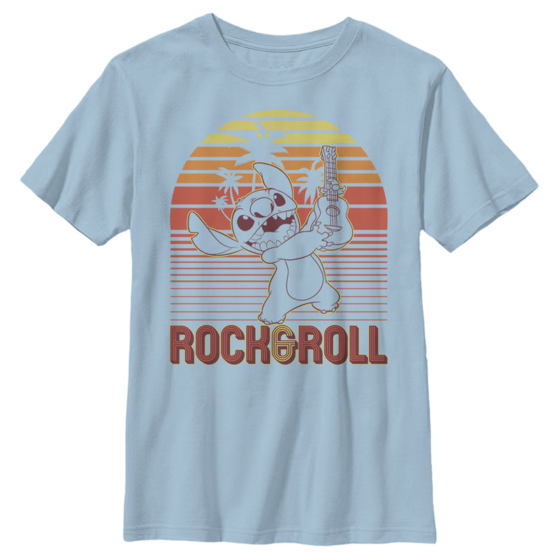 Boy's Lilo & Stitch Rock & Roll Sunset T-Shirt