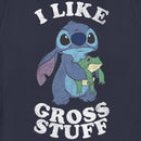 Women's Lilo & Stitch I Like Gross Stuff Stitch Distressed T-Shirt