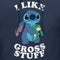 Men's Lilo & Stitch I Like Gross Stuff Stitch Distressed Pull Over Hoodie