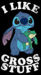 Girl's Lilo & Stitch I Like Gross Stuff Stitch Distressed T-Shirt