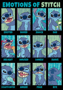 Junior's Lilo & Stitch Emotions Of Experiment 626 T-Shirt