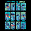 Junior's Lilo & Stitch Emotions of 626 T-Shirt