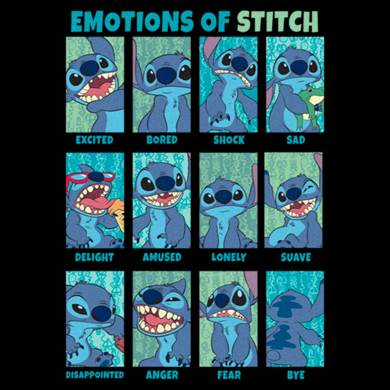 Junior's Lilo & Stitch Emotions of 626 T-Shirt