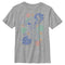 Boy's Lilo & Stitch Colorful Tropical Flowers T-Shirt