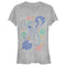 Junior's Lilo & Stitch Colorful Tropical Flowers T-Shirt