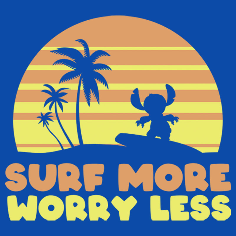 Boy's Lilo & Stitch Surf More Worry Less T-Shirt