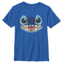 Boy's Lilo & Stitch Large Face Stitch T-Shirt