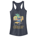 Junior's Lilo & Stitch Chillin' on the Beach Racerback Tank Top