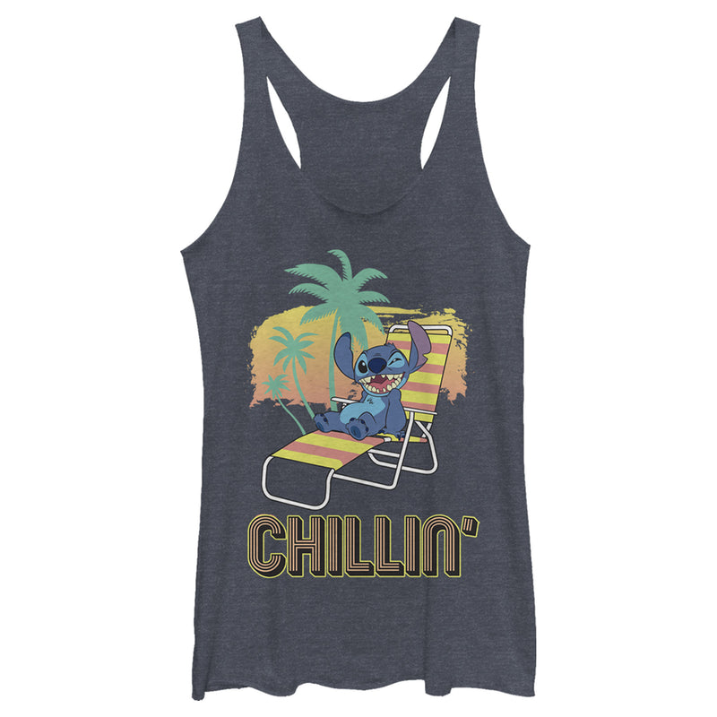 Women's Lilo & Stitch Chillin' on the Beach Racerback Tank Top