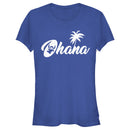 Junior's Lilo & Stitch Ohana Silhouette T-Shirt