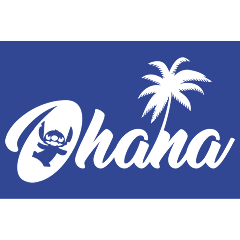 Junior's Lilo & Stitch Ohana Silhouette T-Shirt