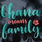 Junior's Lilo & Stitch Blue and Red Ohana means Family T-Shirt