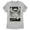 Women's Lilo & Stitch Black and White Experiment 626 Smiles T-Shirt