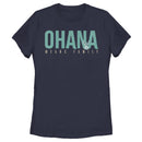 Women's Lilo & Stitch Bold Ohana means Family T-Shirt
