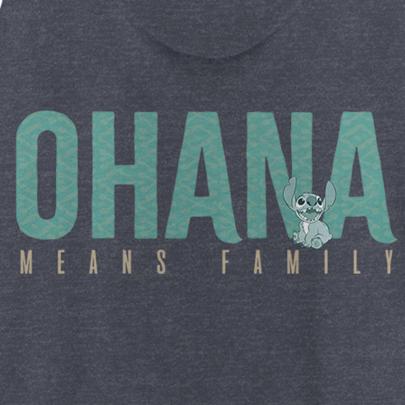 Women's Lilo & Stitch Bold Ohana means Family Racerback Tank Top
