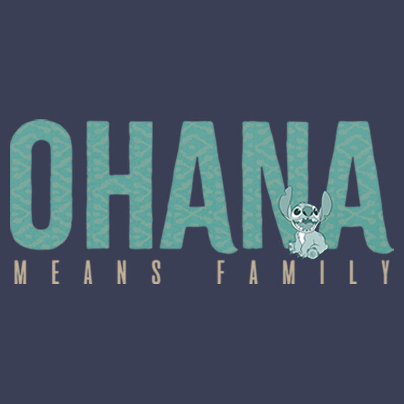 Men's Lilo & Stitch Bold Ohana means Family Tank Top