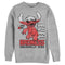 Men's Lilo & Stitch Badness Level Unusually High Sweatshirt